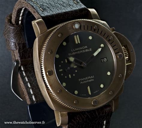 the watch observer panerai|Panerai bronzo pam 382.